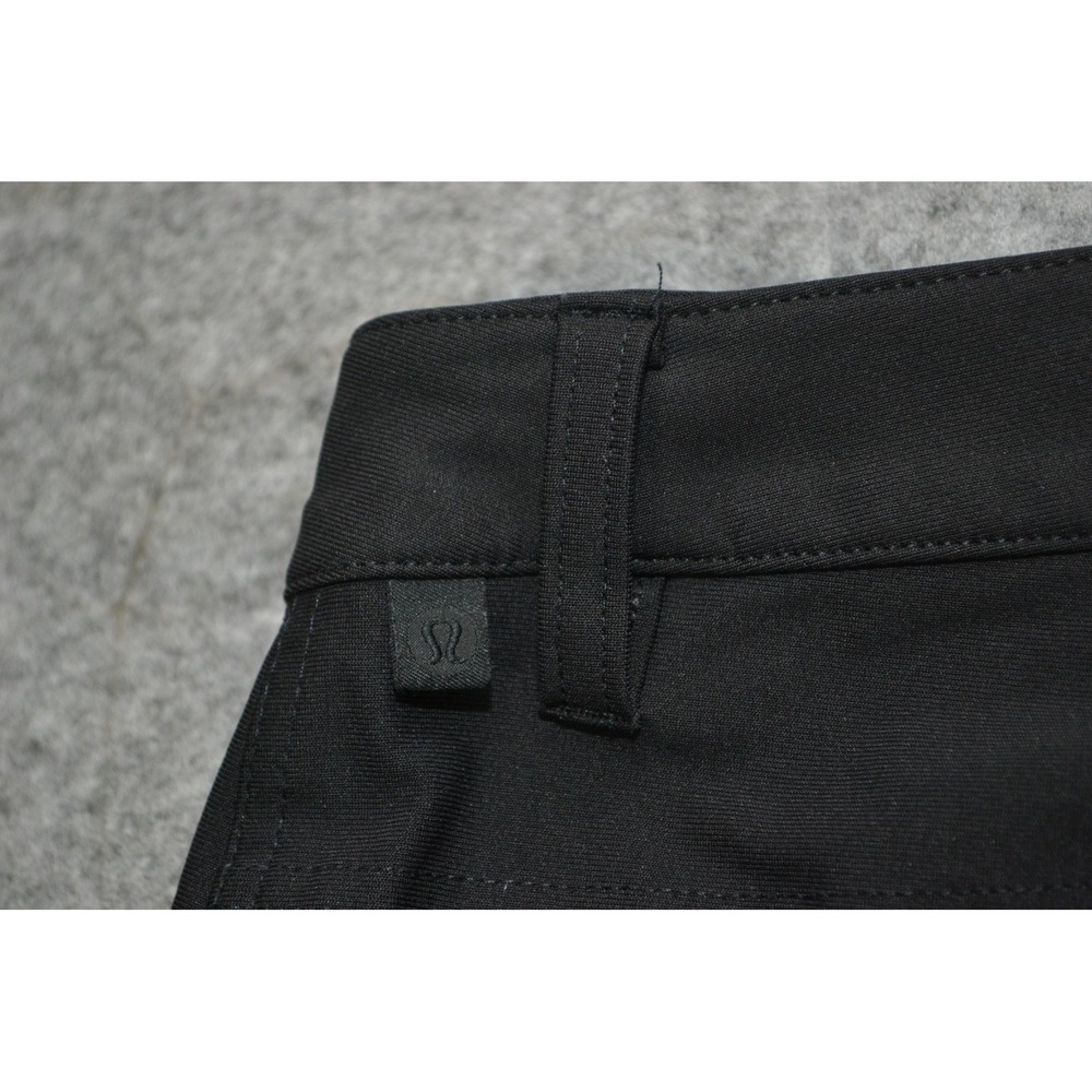 Lululemon Pants Mens 38x31 Black ABC Classic 5 Pocket Stretch Casual Golf Travel - Picture 9 of 16